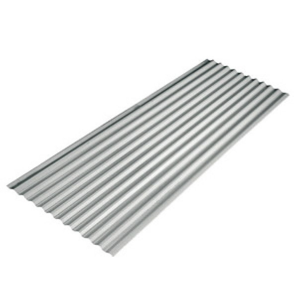 Plancha zinc acanalado 0.40 x 4.0 mt