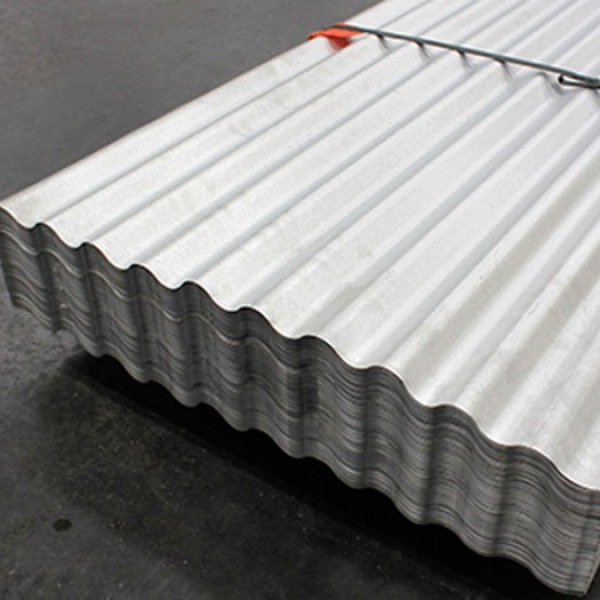 Plancha zinc acanalado 0.35 x 2.0 mt
